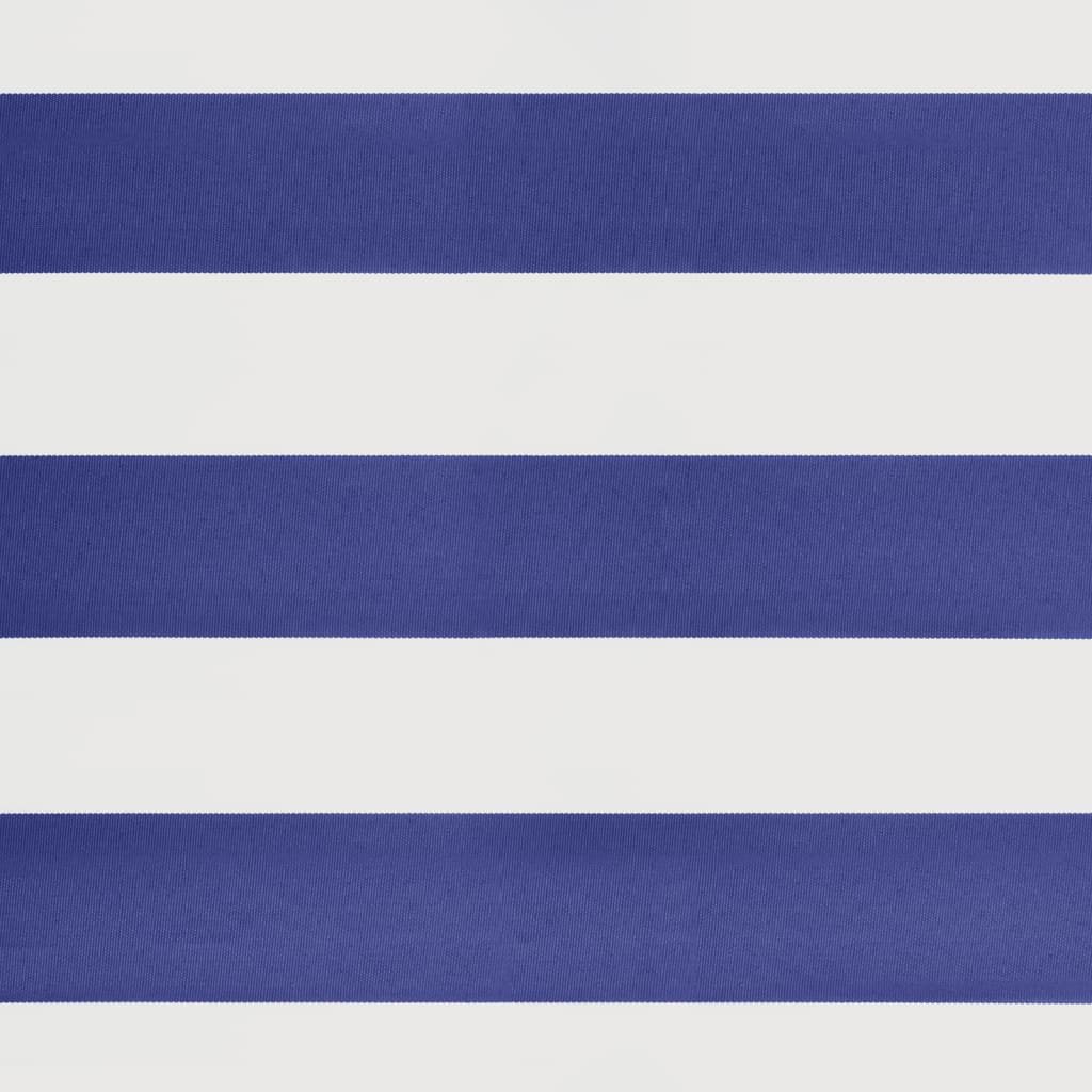 Auvent rétractable bleu et blanc 3x2,5 m